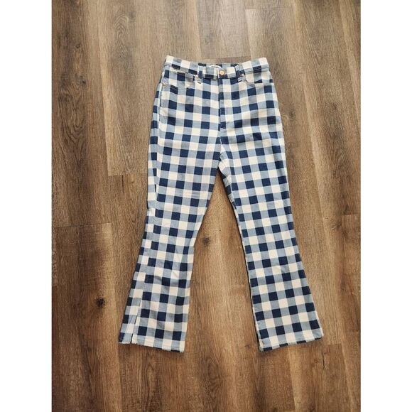 Wrangler Wrock 672 High-Rise Kick Flare Jeans size 30x27 picnic multicolor - Picture 1 of 10